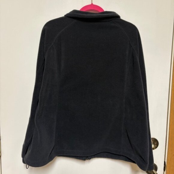 COLUMBIA SPORTSWEAR WOMENS FLEECE FULL ZIP BLACK JACKET. SZ. 2X - Picture 3 of 3